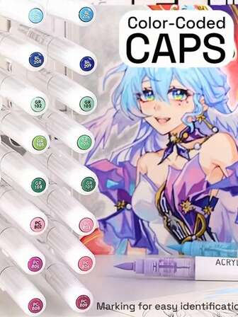 Det nya 5-färgskombinationssetet har 45 färger staplade utan att bli suddiga. Den silkeslena penseldraget torkar snabbt och är lämpligt för olika material som papper, glas, keramik, trä och sten. Oavsett om du är en professionell illustratör eller en gör-det-själv-expert kan en penna uppfylla alla dina färgfantasier! [För professionella konstnärliga målningsändamål] Lämplig för dagliga presenter eller presenter till högtider.