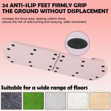 1 Multifunctional Folding Pilates Board, 8-In-1 Set, With Resistance Bands, Home Fitness Equipment, Small Space Storage, Foldable Design, Suitable For Home And Gym Use. - 粉色 - 查看 6