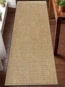 1pc Brown Faux Sword Pattern Rug, Thick Quality Washable Rug, Style Rug, Hallway Rug, Decorative Rug, Shower Mat, Sofa Seat Rug, Thick Rug, Home Decor Room Accessory, Living Room Rug, Bedroom Rug, Entryway Rug, Kitchen Rug, Bathroom Rug, Study Rug