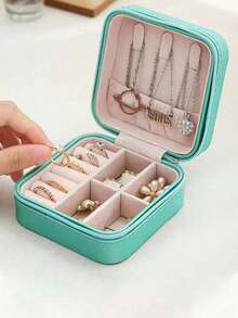 1pc Elegant Jewelry Gift Box, Perfect For Birthday, Anniversary, Christmas, Mother's Day, Suitable For Gifting To Friends, Sisters, And Valentine's Day, Display Box, Decorative Storage Box, Exquisite Gift Box, Elegant Design, Letter Combination Style, Craftsmanship Quality, Gift For Her, Gift For Sisters - Multicolor - View 14