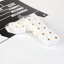 10 Rolls/Pack, 1/12 Scale Miniature Model Paper Towels, Suitable For Dollhouse, Miniature Paper Towel Rolls, Toilet Paper, Removable DIY Mini Kitchen Dollhouse Decor - Multicolor - View 6