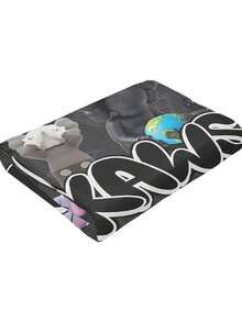 Kawss Kawaii Kaw  Blanket Flannel Blanket, Super Comfortable Winter Warm Blanket Summer Air Conditioning Blanket, Soft And Light Bed Sofa Decoration, Not Easy To Shed, Machine Washable - màu đen - Xem 2
