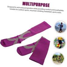 1 Par medias deportivas de compresion compression socks calcetas basketball calcetines de sudoración rápida calcetines para enfermeras calcetín de esquí adulto media de ejercicio OATIPHO - 1 - Ver 4