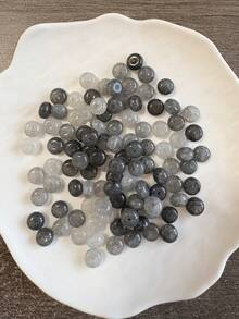 50/100 件 5 毫米 X 8 毫米仿玉、玛瑙、算盘珠、散珠、轮珠、隔珠适用于 DIY 珠宝制作、手链、钥匙扣、项链、工艺品装饰、彩色珠子材料，激发您的创意设计