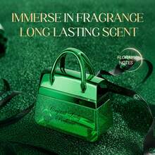 一瓶女士香水/空气清新剂，适合日常使用、派对和送礼，包装精美，喷雾式香氛，天然持久，散发迷人女性香气，附赠便携袋 - 彩色 - 查看 14