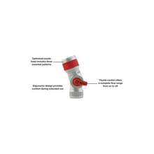 Pro - Boquilla de manguera de 3 patrones con agarre aislado, boquilla de manguera resistente para riego y limpieza - Utilidad - Ver 5