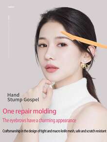 2 pièces/8 pièces Taille-sourcils droit pour débutants, taille-sourcils portable pour femmes débutantes, outil de beauté (assortiment de couleurs) - Multicolore - Voir 2