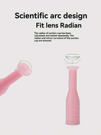 1pc/2pcs Contact Lenses Remover Tweezer, Makeup Lens Insertion & Removal Tool Kit - Easy To Use RGP Lens Remover With Silicone Grip Suitable For Soft & Hard Contact Lenses, Great For Outdoor & Office Use