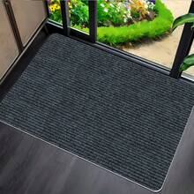 1pc Non-Slip Door Mat - Low Profile Entryway Mat With Rubberbacking, Textured Surface For Added Grip, Perfect For Indoor/Outdoor Use, Available In Multiple Sizes, Washable Area Mat,Stylish Dark Grey, Machine Washable & Quick-Dry, Door Mat Indoor, Non-Slip Backing Entry Rug & Door Mats, Low-Profile Entryway Rugs - Multicolor - View 12