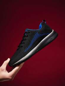 2025 New Spring/Summer Men's Shoes, Korean Style Front Lace-Up Minimalist Casual Outdoor Sports Shoes, Breathable Men's Shoes For Commuting, Hiking, Walking, Business Casual Valentine's Day Ideas