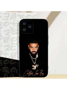 Compatible With  17 Pro Case,  17 Pro Max Case,  17 Case,  16 Pro Case, Rapper Drake Phone Case Cover Compatible With 16 15 14 13 12 11 Pro Max X XR XS 7 8 Plus Mini SE Black Silicone Back Funda Cover - a3 - 查看 2