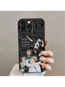 H-Haikyuu H-Hinata Anime Compatible With  15 14 13 12 11 XS XR X 8 7 SE Pro Max Plus Mini Black Cover Phone Case, Cover compatible with funda  17 pro max, funda  17 pro, funda  17, funda  16, funda  16 pro max, funda  15 - HA9201HSE - Ver 9