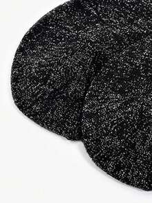 3双/6双随机女士袜子，秋冬款，闪亮银线，时尚优雅中筒袜 - 彩色 - 查看 10