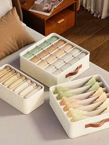 Underwear Divider Organizer, Socks, Bra Storage Box, Drawer Organizer Pouch, Formal Pants, Shoes, Jeans, Boots, Skirts, Bedroom, Storage Box, Home Cabinet, Women's White T-Shirt, Women's Black Pants, Women's Winter Clothing, Dress, Women's Winter Wear, Elegant Women's Skirt, Women's White Blouse, Long Sleeve, Women's White Jumpsuit, Women's Spring Dress, Women's Spring Wear, Spring, Spring Clothing, Minimalist Style, Summer Top Storage