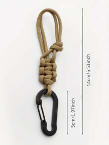 1pc Outdoor Handmade Adjustable Multi-Function Water Bottle Clip, Water Bottle Hanger, Umbrella Rope, Hat Clip, Universal For Bottled Water Keychain - Multicolor - View 10