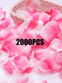 500-2000Pcs Artificial Fake Rese Petals Celerful Simulatien Silk Rese Petal ForValentines Day Wedding Party Remantie Deceratien - Multicolor - View 22