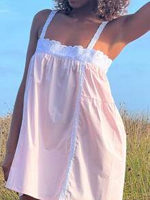 Elevate Your Wardrobe With Our Chic White, Pink, And Black Dresses In Sizes S, M, And L - Hồng - Xem 2