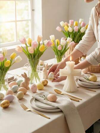 1Pc Cross Candle, Religious Aromatherapy Candle, Home Decoration, Easter Christian Gift