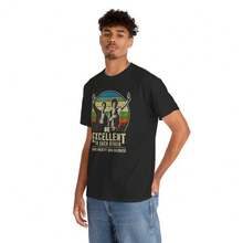 Iconic Funny T-Shirt "Be Excellent To Others" - Black - View 6