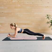 1 Multifunctional Folding Pilates Board, 8-In-1 Set, With Resistance Bands, Home Fitness Equipment, Small Space Storage, Foldable Design, Suitable For Home And Gym Use. - 粉色 - 查看 5