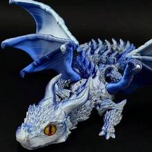 3D打印多关节翼龙模型，桌面摆件，馈赠亲友的完美礼物，适合派对和车内展示（翅膀可拆卸） - 彩色 - 查看 11