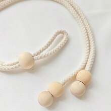 2pcs Simple Curtain Tie Backs, Adjustable Curtain Tiebacks, Curtain Rope Holders, French Voile Curtain Tiebacks, No Drill Movable Universal Curtain Decorative Tiebacks, Living Room Bedroom Decor