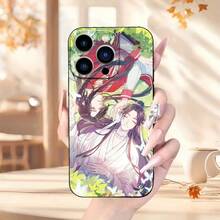 Funda de  de Moda con Patrón de Bendición Oficial Celestial, a Prueba de Golpes con Protección de Lente, Compatible con  11/12/13/14/15/16 Pro Max/Plus - Mezcla de colores - Ver 9