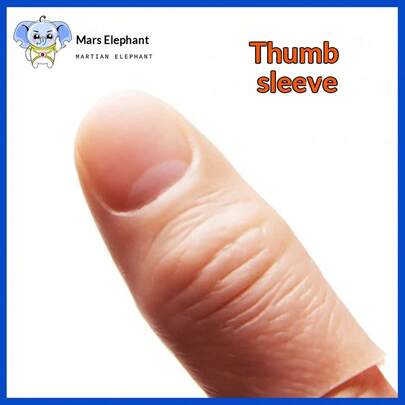 1pc Thumb Tip, Finger Sleeve, Fake Finger, Simulated Finger Sleeve, Scarf Vanish Close-Up Magic Trick Props - Birthday Gift, Easter Gift, Valentine's Day Gift, Gift, Toy, Easter, New Arrival Bestseller, New Arrival Hot Seller, New Arrival, Toy New Arrival, Costume Toy, Creative Toy