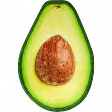 1件舒适牛油果造型毯 - 柔软、温暖、色彩鲜艳的高清数码印花抱枕,适用于沙发、床和扶手椅,叶子图案设计 - 适合室内外使用,柔软舒适的抱枕毯,适用于沙发床、办公室、家居装饰、圣诞礼物 - 彩色 - 查看 6