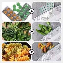1/10/20/30pcs Aluminum Foil Refrigerator Storage Bags Reusable Perfect For Kitchen Organization In The Refrigerator Or Freezer 3 Size Zipper Fresh-Keeping Bags For Fruits Vegetables Meat Grains Nuts Snacks Food Preservation Sealing Bags Kitchen Accessories