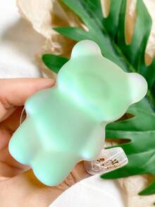 1个可爱3D彩色磨砂小熊造型手机支架，带可折叠指环和弹性指套，兼容所有手机/平板电脑，包括和安卓手机，生日礼物，送给家人、朋友的礼物，生日推拉式手机支架，手机配件 - 彩色 - 查看 9