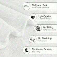 Nightmare Before Christmas  & Sally Patchwork Fleece Throw Blanket, Super Soft Warm Cozy Flannel For Couch Bed, 280 GSM Lightweight Plush, Great Gift For Fans, Home Decor, All Seasons - 彩色 - 查看 3