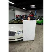 Chemical Guys Mic_808 Toalla de Microfibra sin Bordes (Negro 129.54 cm x 76.20 cm),(Blanco) - Multicolor - Ver 4