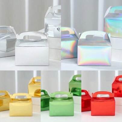 Laser Ssuitcase Theme Candy Boxes Sparkling Glitter Birthday Bridal Shower  Baby Shower Wedding Party Decorations Gift Packing 0Q36