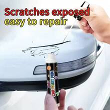 JB-XPCS High Quality Touch-Up Paint Pen Scratch Repair Kit For Cars Includes Multiple Colors Quick Dry Formula No Drip Design Perfect For DIY Car Touch Up And Scratch Removal - Multicolor - View 2