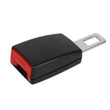 2pcs Black Metal Car Seat Belt Extender, Universal Buckle Connector, Safety Belt Adjuster Clip - Multicolor - View 6