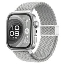 Correa de reloj magnética de nailon trenzado de un solo bucle compatible con Huawei Watch Fit 4/4 Pro, correa de reloj de silicona compatible con Huawei Watch Fit 3, pulsera compatible con Huawei Watch Fit 3 - Fit3/4/4Pro - Ver 24