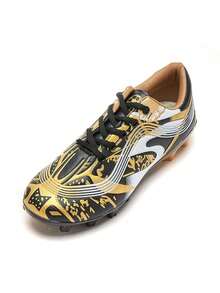 Kids' Football/Soccer Shoes, Boys' And Girls' Sports Shoes With Cleats - Gold - View 6