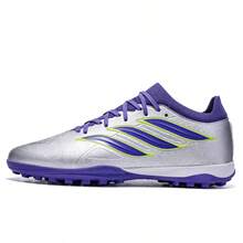 Zapatos de fútbol ligeros y antideslizantes, zapatos de fútbol, zapatos de entrenamiento - Plateado - Ver 1
