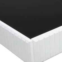 Modern Black And White Classic Coffee Table, Living Room Table, Glossy Black Top. 110 Cm (L) X 50.5 Cm (W) X 41 Cm (H) - Black - View 9