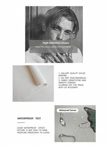 1张无框恐怖电影海报，鬼脸主题，复古惊悚风格，适用于卧室、宿舍、客厅、家庭影院、万圣节派对装饰，最佳礼物之选，生日礼物，趣味海报，房间装饰 - 彩色 - 查看 9