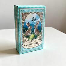 Niedlicher Hasen Tarot Deck: Heilende Tierspirit Karten für Anfänger, einzigartiges Divinations-Tool, Wahrsage-Orakel Deck für Meditation & spirituelle Reise, Kartenspiel, 78 Karten, geeignet für Partyspiele, geeignet für 14+ - Verschiedenfarbig - Übersicht 8