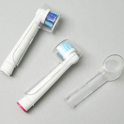 1-6 Vỏ bọc bàn chải đánh răng chống bụi, Hộp bảo vệ đầu bàn chải đánh răng điện cầm tay, Vỏ bọc đầu bàn chải đánh răng điện kép thay thế dùng khi đi du lịch, Vỏ bọc bàn chải đánh răng gia dụng, Đồ dùng vệ sinh cho trường học, du lịch, cắm trại, Dụng cụ vệ sinh nhà cửa, Thiết bị gia dụng nhỏ, Bàn chải đánh răng cầm tay, Vỏ bảo vệ, Hộp đựng, Quà tặng Ngày của Mẹ.