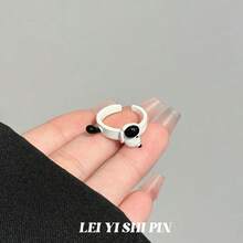 Cute Cartoon Animal & Sweet Girl Design Rings, Versatile Dainty Rings - Multicolor - View 8