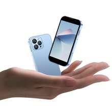 SOYES 1PCS - 3G Mini rosa Smartphone . Descarga aplicaciones a través de Wifi. Pantalla táctil de alta definición de 3.0 pulgadas. Smartphone pequeño para estudiantes. Batería de 1000mAh. 2GB de RAM + 16GB de ROM. Sistema Android. Mejor regalo creativo para fiestas, regalos de cumpleaños. Teléfono mini en colores negro / rosa / azul. - Negro - Ver 10