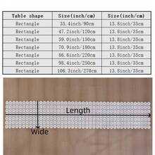 HXARTMIS 1pc Elegant Hollow Embroidered Tablecloth, White Rustic Style Table Runner, Polyester Fiber Tablecloth, Modern Centerpiece Decor, Heat-Resistant Decorative Tablecloth For Kitchen, Dining Table, Home, Party, Christmas, New Year, Valentine''s Day And Other Holiday Themes, Best Gift, Multiple Sizes Available - White - View 8