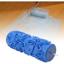 Rodillo de Goma para Arte Decorativo Dioche, Rodillo de Pintura Estampado de 5 Pulgadas, Rodillo de Goma para Pared, Sillas de Oficina, Muebles de Madera Viejos - 1 - Ver 6