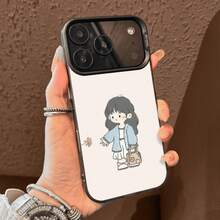 A Gift for Christmas And Thanksgiving, a Colored Silver Printed Phone Case Designed for The for  17, Compatible with for  Models 17, 16, 15, 14, 13, 12, 11, Plus Pro Max. Perfect As a Birthday Present for a Girlfriend, Boyfriend - Negro - Ver 2
