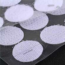 1000pcs/500pairs Double-Sided Nylon Self-Adhesive Hook And Loop Fastener Tape, 1/1.5/2cm Diameter, Suitable For Sewing, Photos, Home, Repair, Black And White, Back To School Supplies, Office, 2pcs/1 Pair - 1000pcs500pairs - View 6