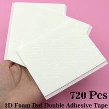 240/480/720/960/1200/2400pcs Double-Sided Adhesive Hexagon EVA Foam Tape, Super Sticky Double-Sided Foam Tape, 3D Double-Sided Foam Stickers, Suitable For Handmade Crafts - White - View 9